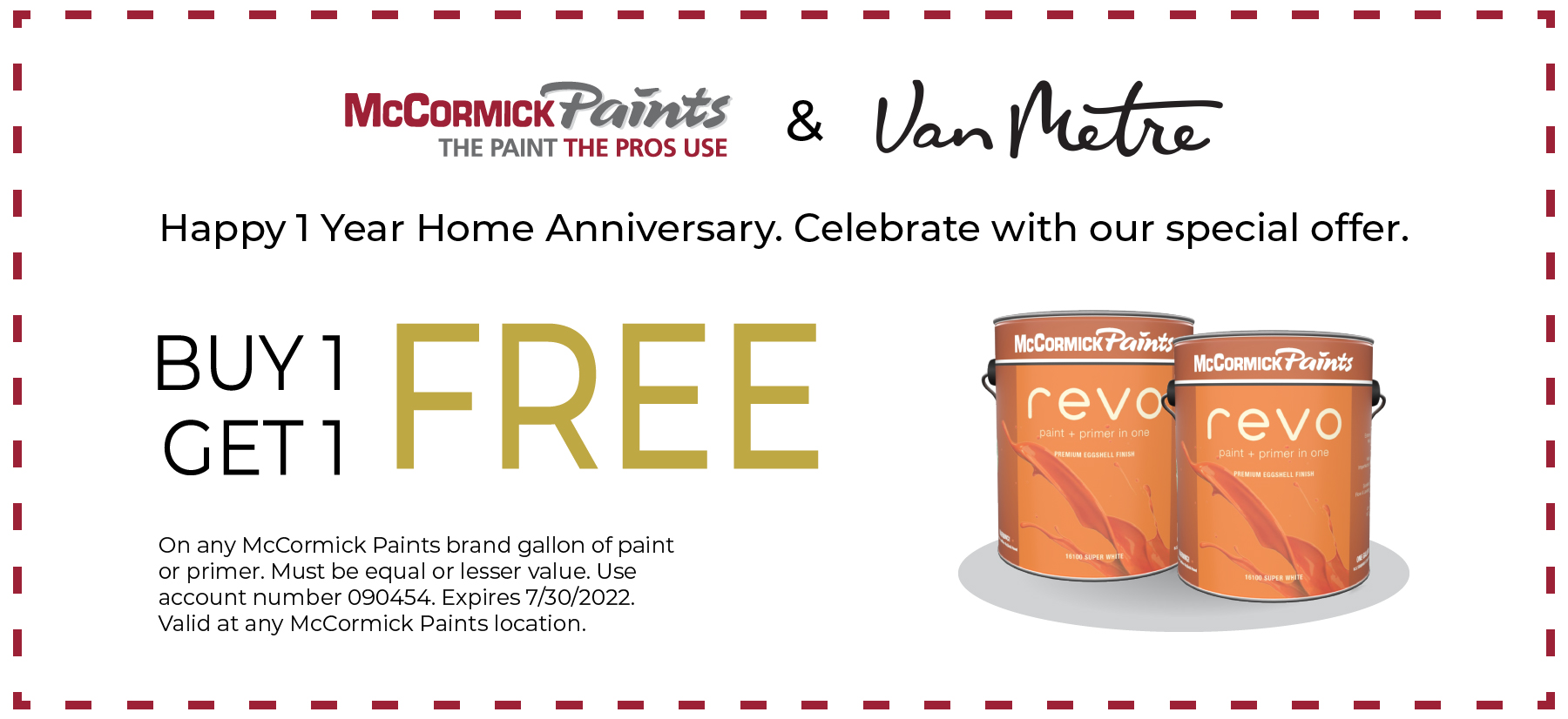 Van Metre Homeowners McCormick Paints