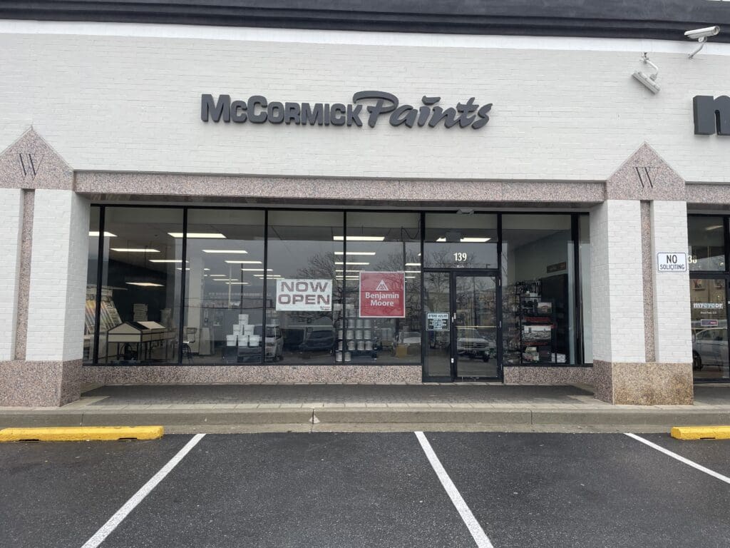 McCormick Paints | Benjamin Moore Pikesville Expansion