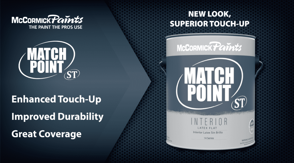 Match Point ST:  Enhancing Their Renowned Flat Paint Line