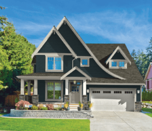 Exterior Color Combination Graphic - Carolina Slate 226 Newport 119 Mt Vernon Grey 443