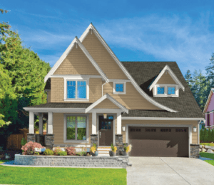 Exterior Color Combination Graphic - Alexandria 229, Super White 100, Old Town 489