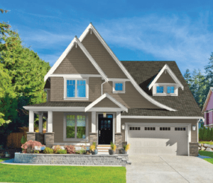 Exterior Color Combination Graphic - Camden 230, Super White 100, Black 200