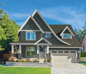 Exterior Color Combination Graphic - Potomac 235, Skyline 476, Shenandoah Slate 483