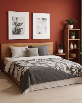 Color of the Year 2026 Dark Marmalade 1040 Bedroom