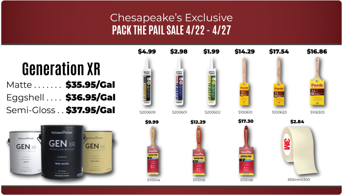 Chesapeake's Pack the Pail Sale Flyer April 22nd - 27th