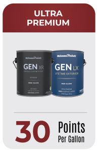 Painter Rewards Ultra Premium Tier Generation LX and Generation XR 30 Points Per Gallon